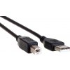 AQ KCB030 - kábel USB 2.0 BM - USB 2.0 AM, dĺžka 3m