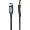 Yesido YAU42 audio kábel - 3,5 mm jack na USB-C - 1 m - čierny - možnosť vrátiť tovar ZADARMO do 30tich dní