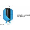 IVAR Tlaková expanzná nádoba- vodárenské systémy AQUACOLD: IVAR.AFV 150 - 150l; 10bar; 5/4
