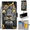 Peňaženkové 3D puzdro DRAWING na Huawei P50 Pro - Fission Lion