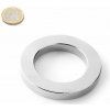 SOLLAU Neodymový magnet medzikružie D 75/49 mm, H 10 mm, N42, ponikelovaný