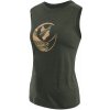 SENSOR MERINO AIR FOX dámske tričko bez rukávov olive green Veľkosť: L dámske tričko