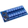 Robotlinking 16 kanálový relé modul 12V s LM2576 s optočlenom