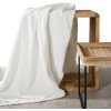 Eurofirany polyester krémová deka 70x160