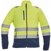 Cerva Sevilla Pánska HI-VIS fleecová bunda 03460002 žltá/navy M