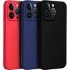 Obal na mobil iPhone 15 Pro - SOFT silikon Farba: červená