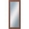 DANTIK - Zrkadlo v rámu, rozmer s rámom 50x120 cm z lišty ANGLIE hnedá (561)
