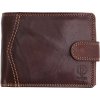 Pánska kožená peňaženka Poyem 5234 hnedá