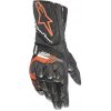 Rukavice SP-8 2021, ALPINESTARS (čierna / červená fluo) 3XL