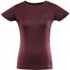 Dámske rýchloschnúce tričko s cool drmi ALPINE PRO BASIKA vínová XXL