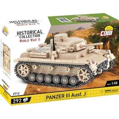 Cobi 2712 II WW Panzer III Ausf J, 1:48, 297 k CBCOBI-2712
