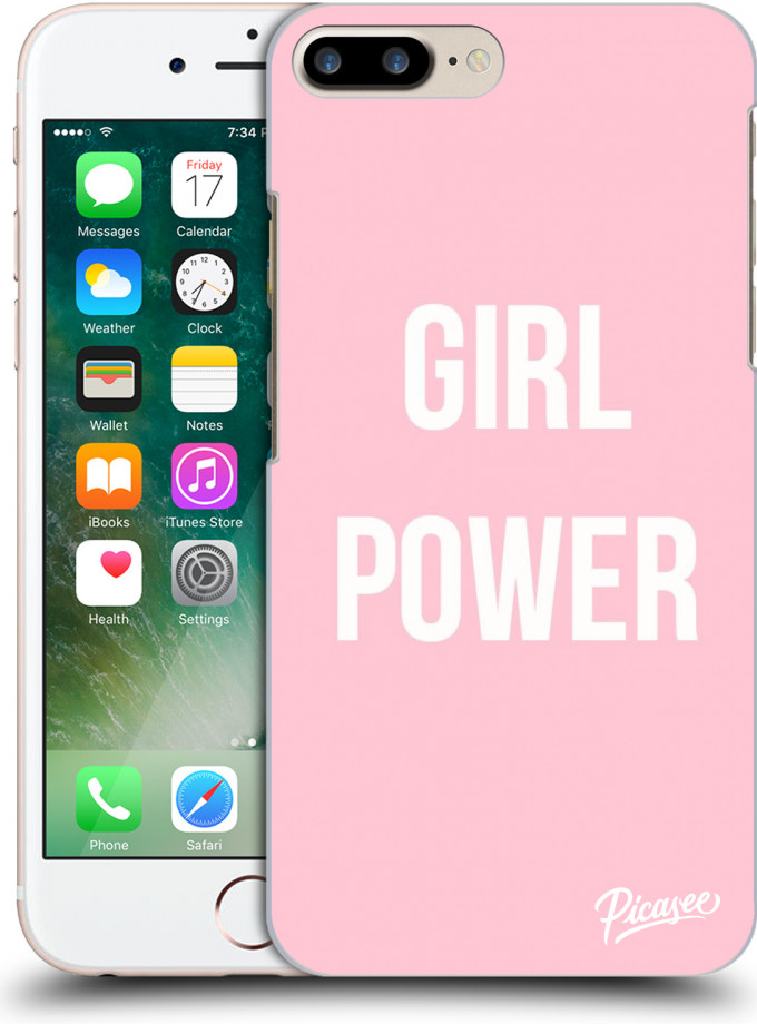 Picasee silikónové Apple iPhone 7 Plus - Girl power čierne