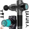 Masážna pištoľ na chrbát, telo, chodidlá, masážny prístroj massage gun, 7 nástavcov, sada