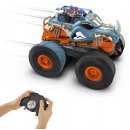 Hot Wheels Monster Trucks na diaľkové ovládanie konvertibilný Rhinomite 1:12 s hračkárskym kamiónom Race Ace 1:64