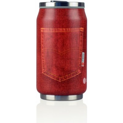 Les Artistes A-2033 Pull Can'it isotherm Poche Rouge Jean Pocket Červená Jean 280 ml