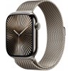 Apple Watch Series 10 46 mm Cellular prírodný titán s prírodným milánskym ťahom M/L MWYC3QC/A