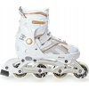 Raven Pulse white/gold kolieskové inline korčule - EU 40-43