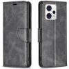 Peňaženkové kožené puzdro Lambskin na Motorola Moto G13 / G23 / G53 5G - Čierna