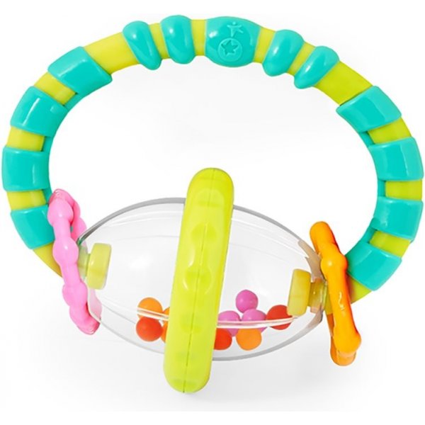 Hrkálka Bright Starts Teether & Rattle hrkálka s hryzadielkom