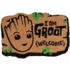 CurePink Marvel Groot Logo Maska FGE0042 hnědá 60 x 40 cm