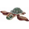 Korytnačka trblietavý pancier mix farieb hnedá šedá modrá zelená 28 cm