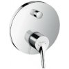 Hansgrohe Talis S - Páková vaňová batéria pod omietku, chróm 72405000