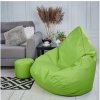 Supplies veľký sedací vak OUTDOOR RELAX nesnímateľný poťah z polyesteru zelený