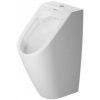 DURAVIT ME By Starck 30 x 35 cm pisoár Rimless horný prítok, bez cieľovej mušky, biely s glazúrou Hygiene Glaze 2815302000