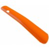 Kovový obuvák na topánky kvalitný 15cm oranžová