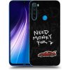 Picasee silikónový čierny obal pre Xiaomi Redmi Note 8 - Track Mode