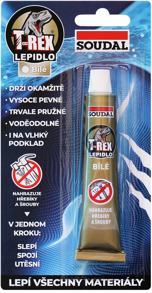 SOUDAL T-REX lepidlo biele 25 ml