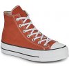 Converse Členkové tenisky CHUCK TAYLOR ALL STAR LIFT PLATFORM SEASONAL COLOR Červená