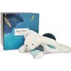 Doudou et Compagnie Paris Doudou Plyšový králik s tmavomodrou bambulou 25 cm