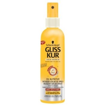 Gliss Kur Oil Nutritive denná regenerácia, sérum pre dlhšie vlasy náchylné na štiepenie končekov 200 ml