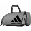 ADIDAS 2in1 Bag PU Combat Sports M, grey/black