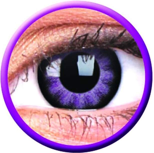 MaxVue Colour Big Eyes Ultra Violet trojmesačné dioptrické 2 ks