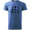 Röntgen - ikony - Klasické pánske tričko vyššej gramáže - 3XL ( Svetlomodrá )