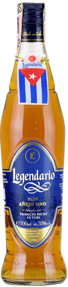 Legendario Anejo Oro 38% 0,7 l (čistá fľaša)