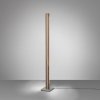 Stojacia lampa Quitani Elis LED, orech/nikel - 10016059