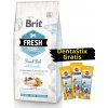 Brit Dog Fresh Fish & Pumpkin Adult Large 12 kg + 3x DentaStix ZADARMO