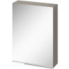 Cersanit Virgo skrinka 59.5x18x80 cm bočné závesné sivá-dub S522-015