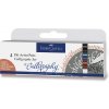 Faber-Castell 167504 Pitt Artist Pen Calligraphy 4 ks tmavé farby