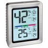TFA 30.5047.54 - Digitálny teplomer/vlhkomer EXACTO - strieborný