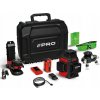 Krížový laser 3x360 PRO AQ3DG 30m sada PLUS zelený lúč