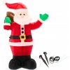 Nafukovací Mikuláš LED 180 cm - efektná vianočná dekorácia!
