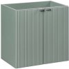 CMD Skrinka do kúpeľne LINE REED GREEN 82-60-2D Reed green laminát 60 cm x 57 cm x 39 cm