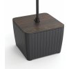 KETER Záhradný stôl Luzon Deco walnut / grafit PE612125