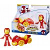 Hasbro Spiderman SPIDEY AND HIS AMAZING FRIENDS Iron Man a vozidlo