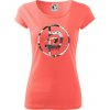 Krav maga maskáčový nápis - Dámske tričko Pure - XL ( Korálová )