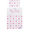6-dielne posteľné obliečky Belisima Veselé Hviezdičky 100/135 ružové